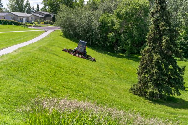 Hill Mowing in Hickory